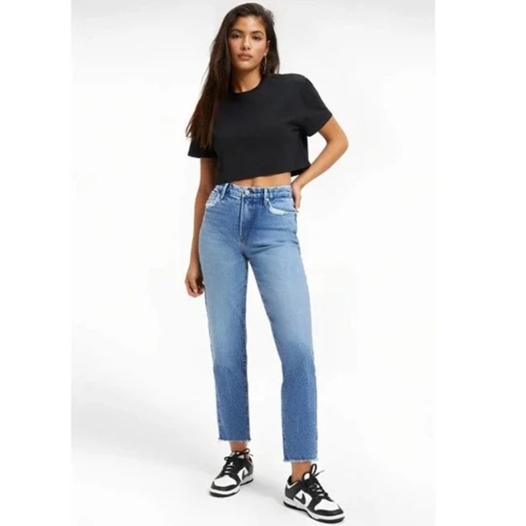 NWT Good American Good Vintage Jeans in Indigo 116 - Picture 2 of 11